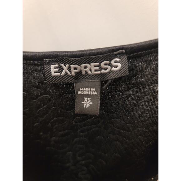 Express Black Sequin Tank - Picture 4 of 7